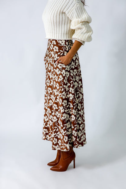PRETTY IN PETALS MAXI SKIRT