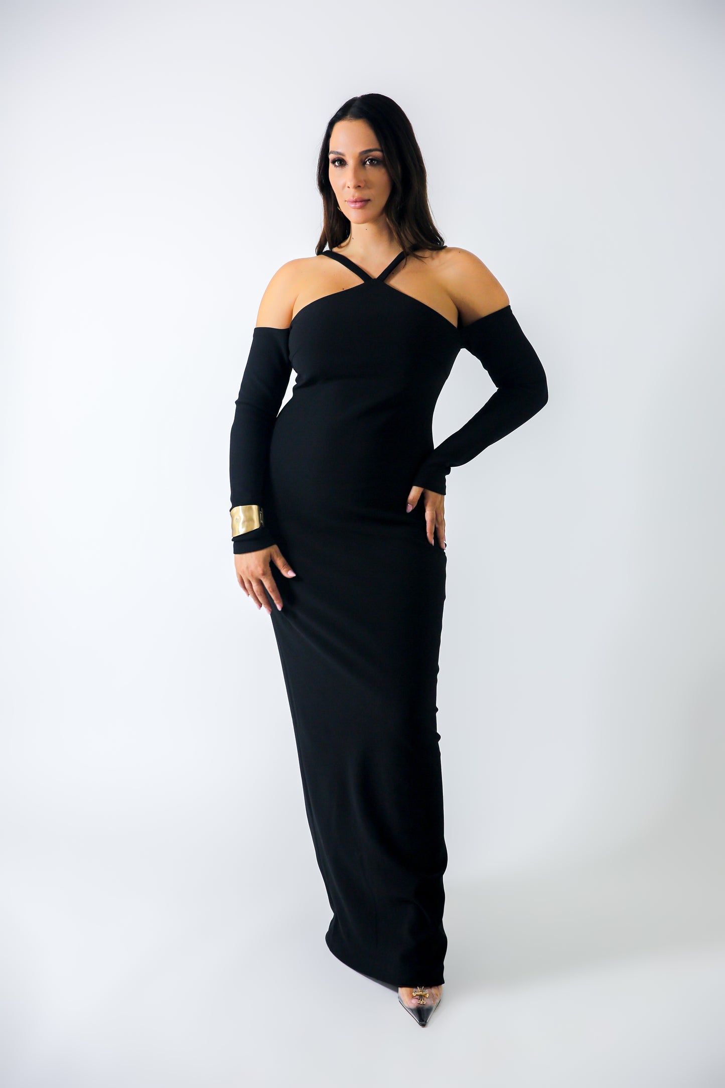 IN BLACK MAXI DRESS